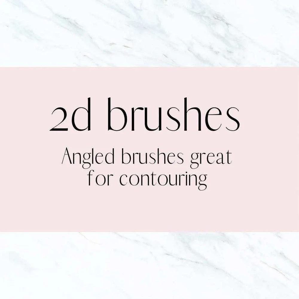Siara Martin Beauty 2d8 Small Angled Fluff Eyeshadow Blending Brush Synthetic